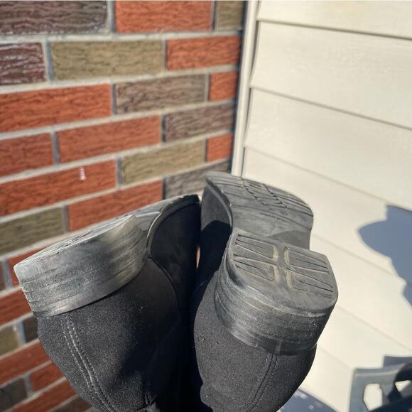 Stuart Weitzman Black 5050 Suede Over the Knee Boots 38 - Picture 6 of 8